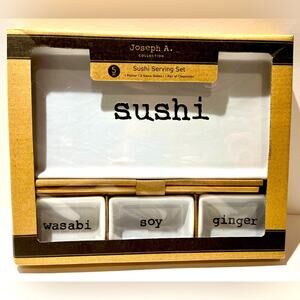 Joseph A. Collection sushi serving set NWT